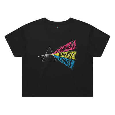 Spiritual Burnout Prism Crop Tee