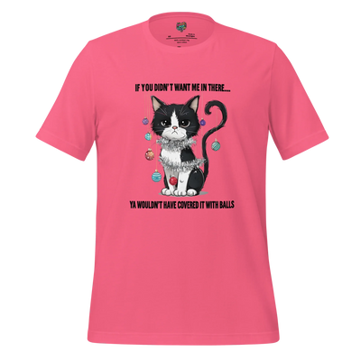 Cat vs Tree Christmas Round 2 Shirt Charity Pink