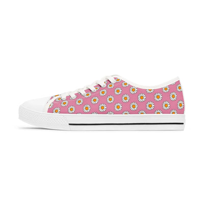 Daisy Pink Women's Low Tops