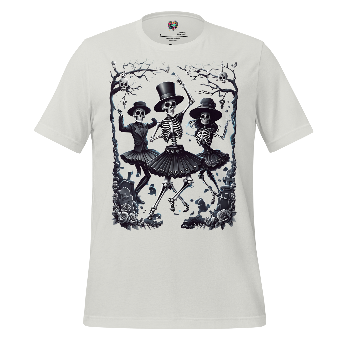 Graveyard Dance Shirt Silver