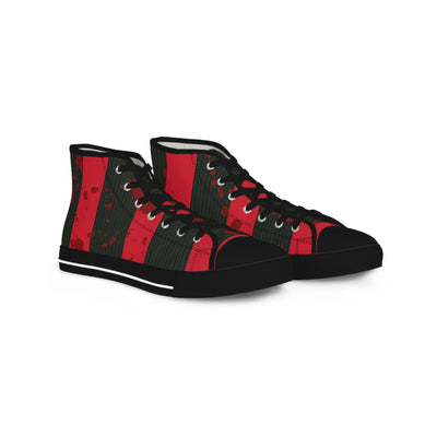 Halloween High Top Sneakers for Men Black sole