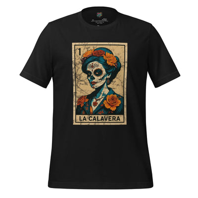 La Calavera Lotería Shirt Vintage Black