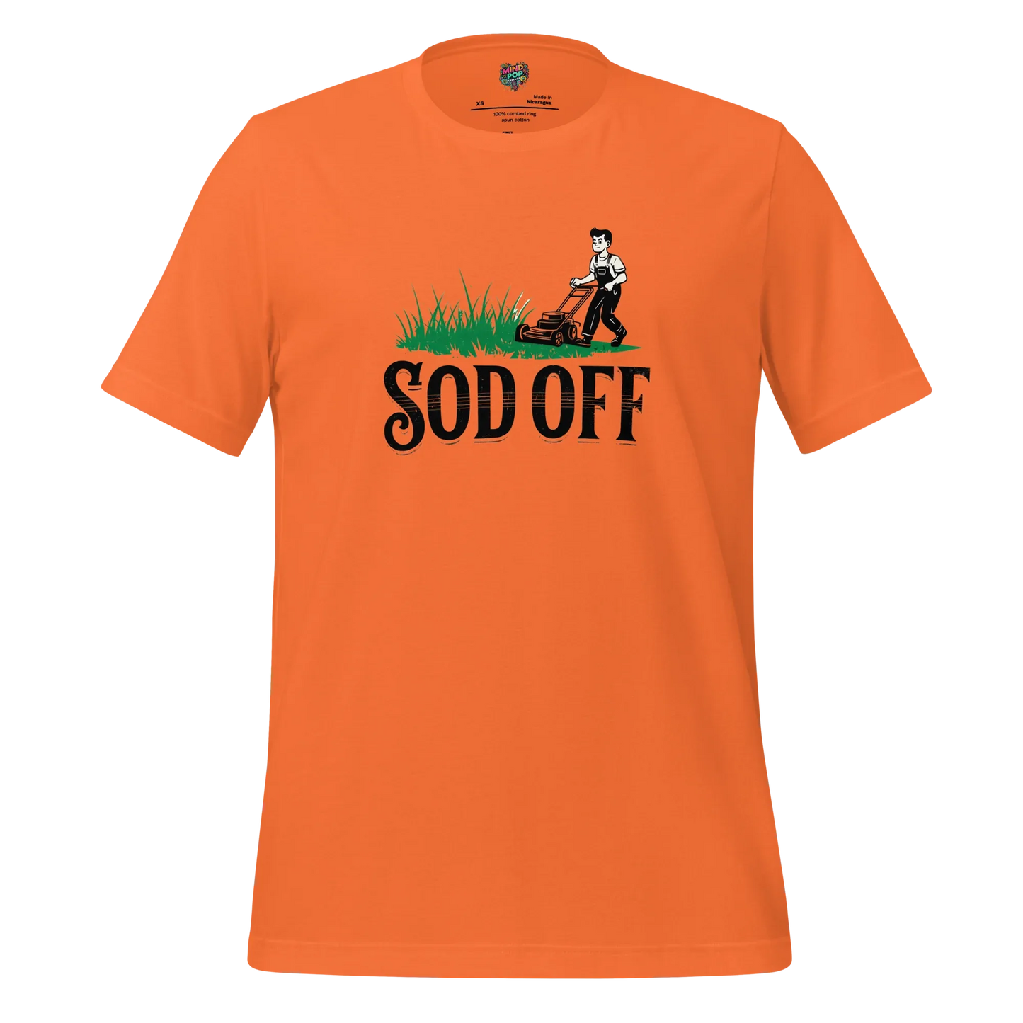 Lawncare Sod Off Shirt Orange