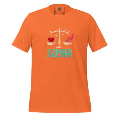 Ma’at Egyptian Goddess Tee — Mythology Graphic Art Orange