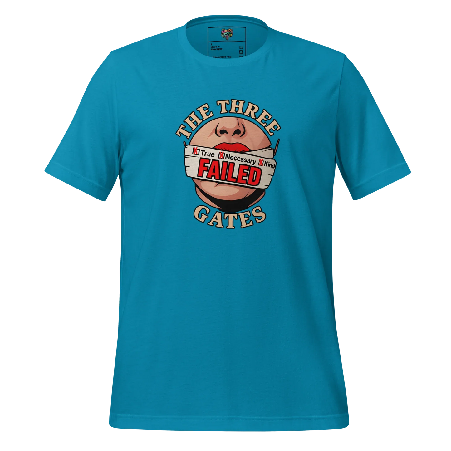 Mindfulness: Three Gates Shirt Aqua
