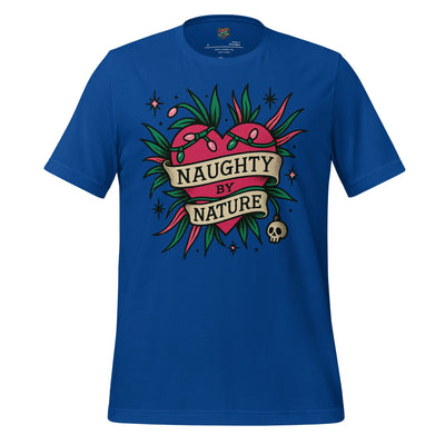 Naughty By Nature – Retro Tattoo Holiday Heart Design True Royal