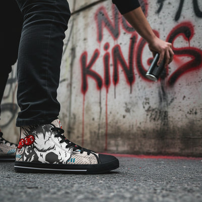 No Kings Day Women's High Top Black sole