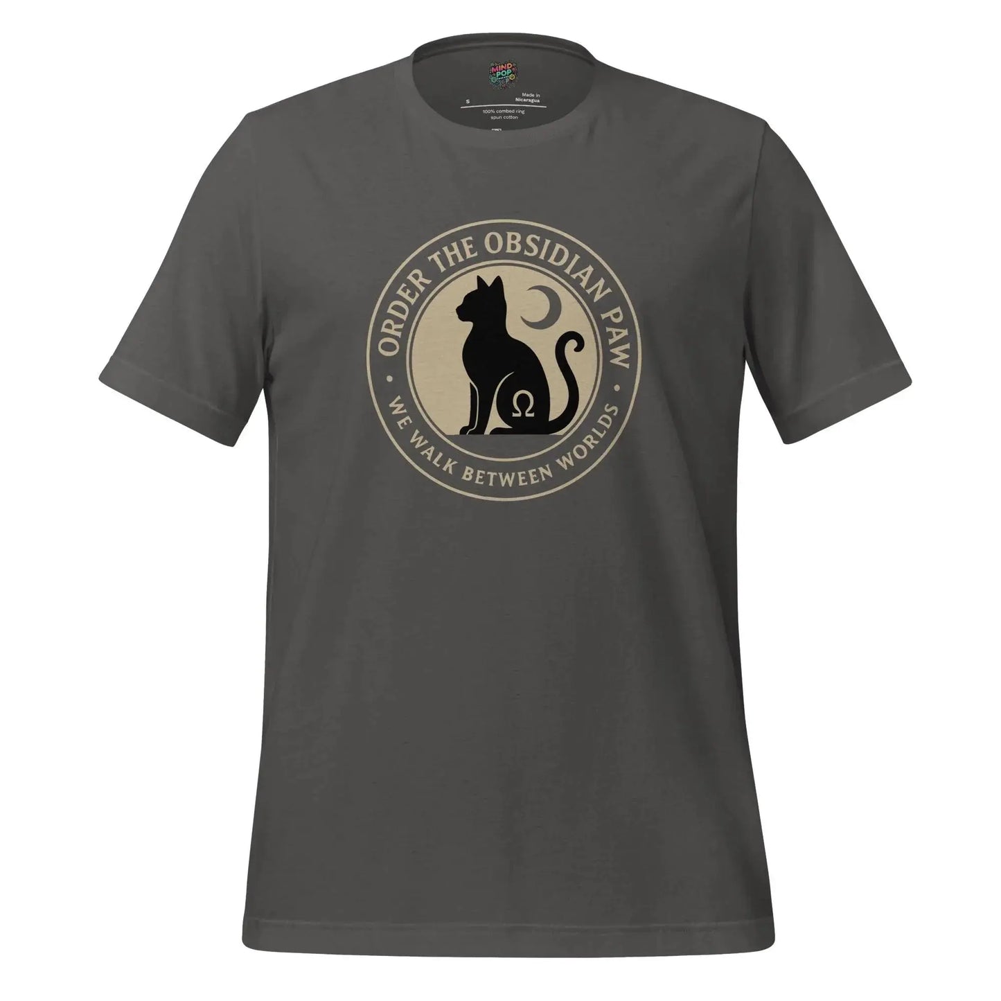 "Obsidian Paw Cult" graphic tee