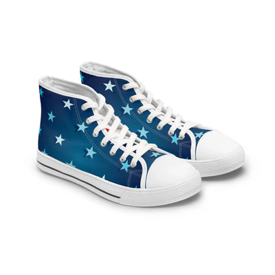 Patriotic Women High Tops White sole