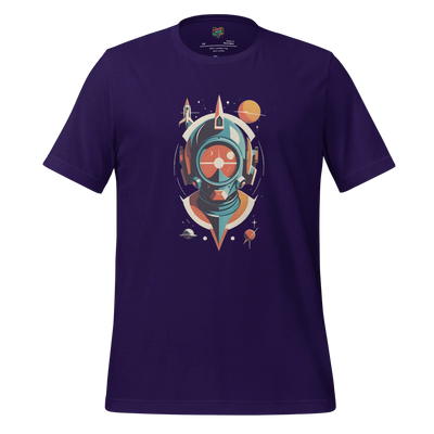 Space Man Astronaut Tee — Vintage Galaxy Style Team Purple