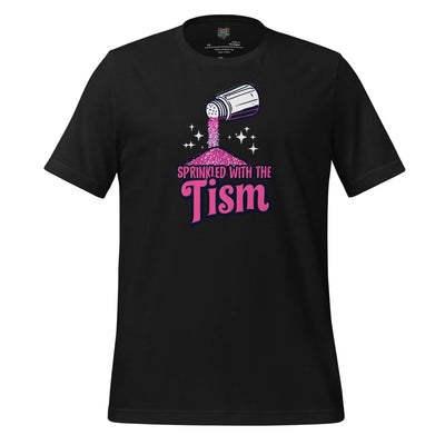 Sprinkled with the ’Tism Glitter Shaker Neurospicy Humor Tee Vintage Black