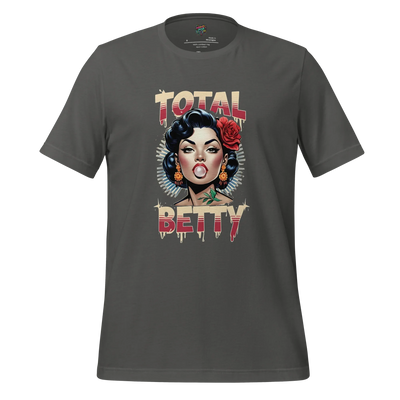 Total Betty – Chola Style Bubble Gum Babe Shirt Asphalt