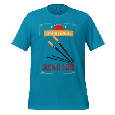 Traditional Christmas Dinner Shirt Aqua