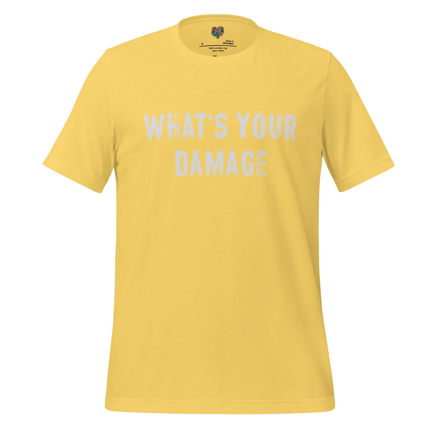 What's Your Damage Shirt Yellow