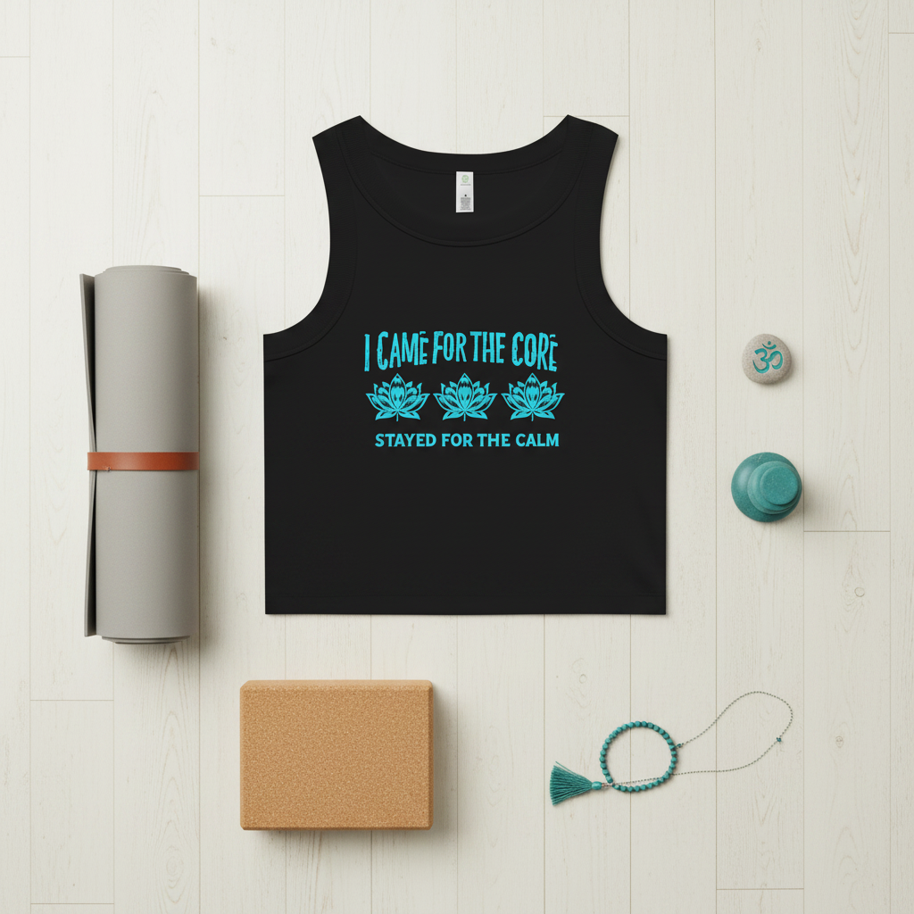 I came for the Core Organic Cotton Crop Tank