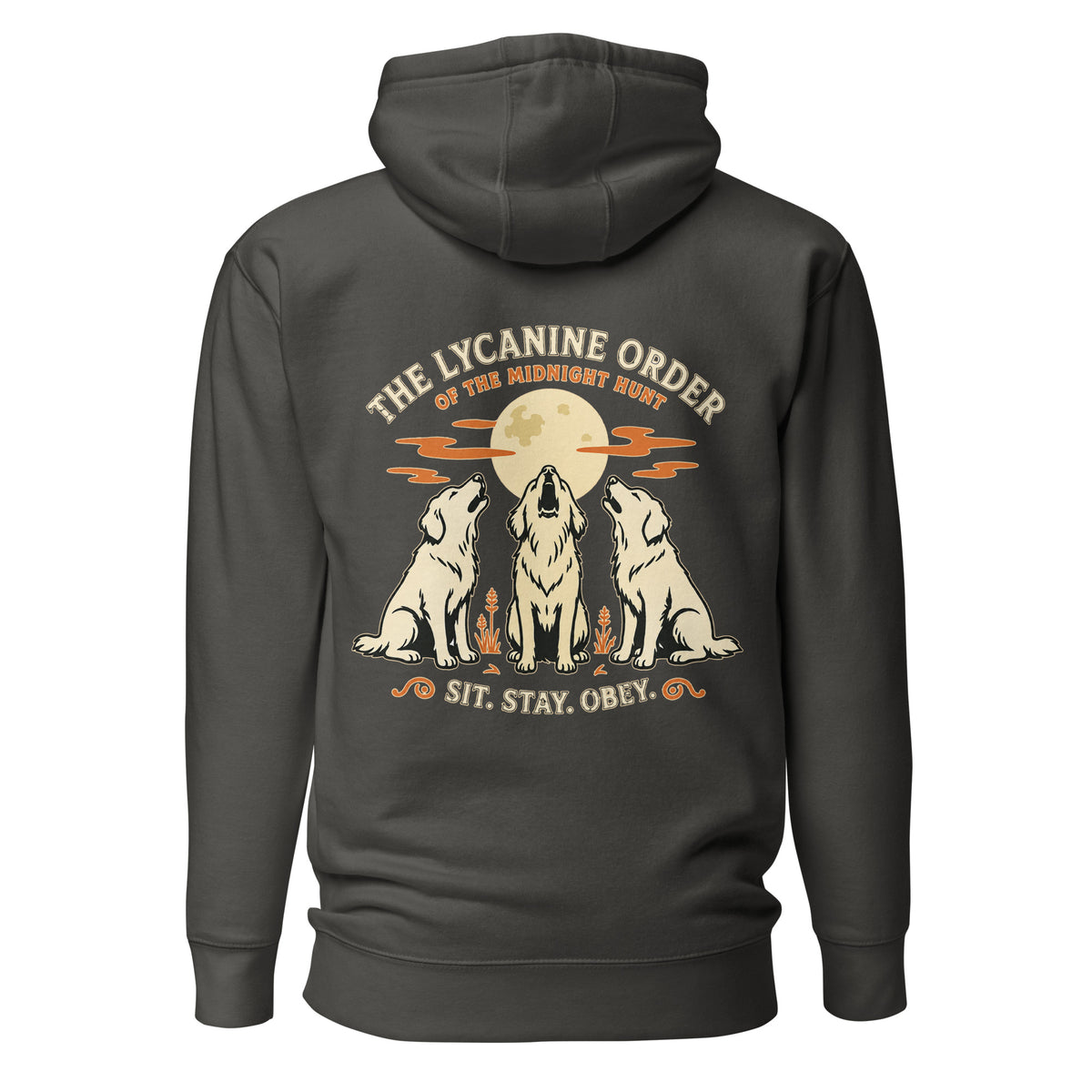 Lycanine Order Midnight Hunt Pullover Hoodie - pull over hoodie - MPopTop