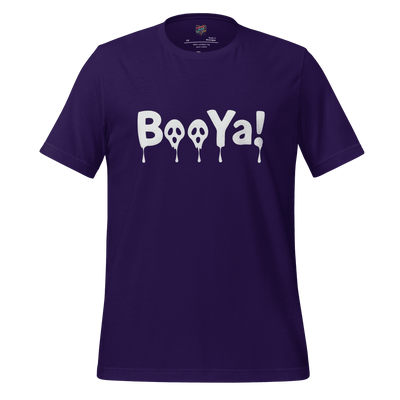 BooYa Ghost Shirt — Retro 90s Halloween Tee Team Purple