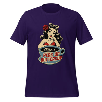 Perk Up Buttercup Shirt in Team Purple