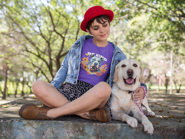 girl-at-a-park-with-her-dog-wearing-a-tshirt-mockup-a17983