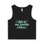 This Is My Inside Voice  Organic Cotton Crop Tank - Tank Top - MPopTop