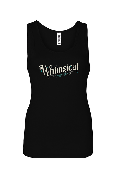 Whimiscal Tendencies Yoga Tank black
