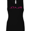 Yoga Pose Silhouette Ribbed Tank – Long Fitted Studio to Street Top black