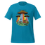 Alien Invasion Graphic Tee — Retro Sci-Fi Style Aqua