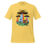 Alien Invasion Graphic Tee — Retro Sci-Fi Style Yellow