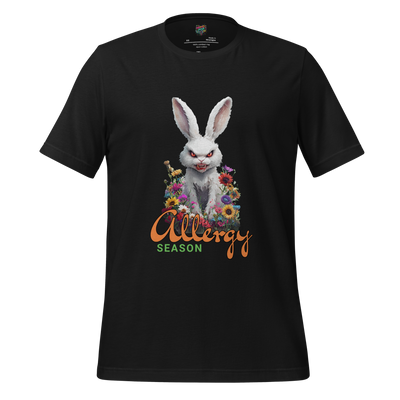 Allergy Season Bunny Shirt Vintage Black
