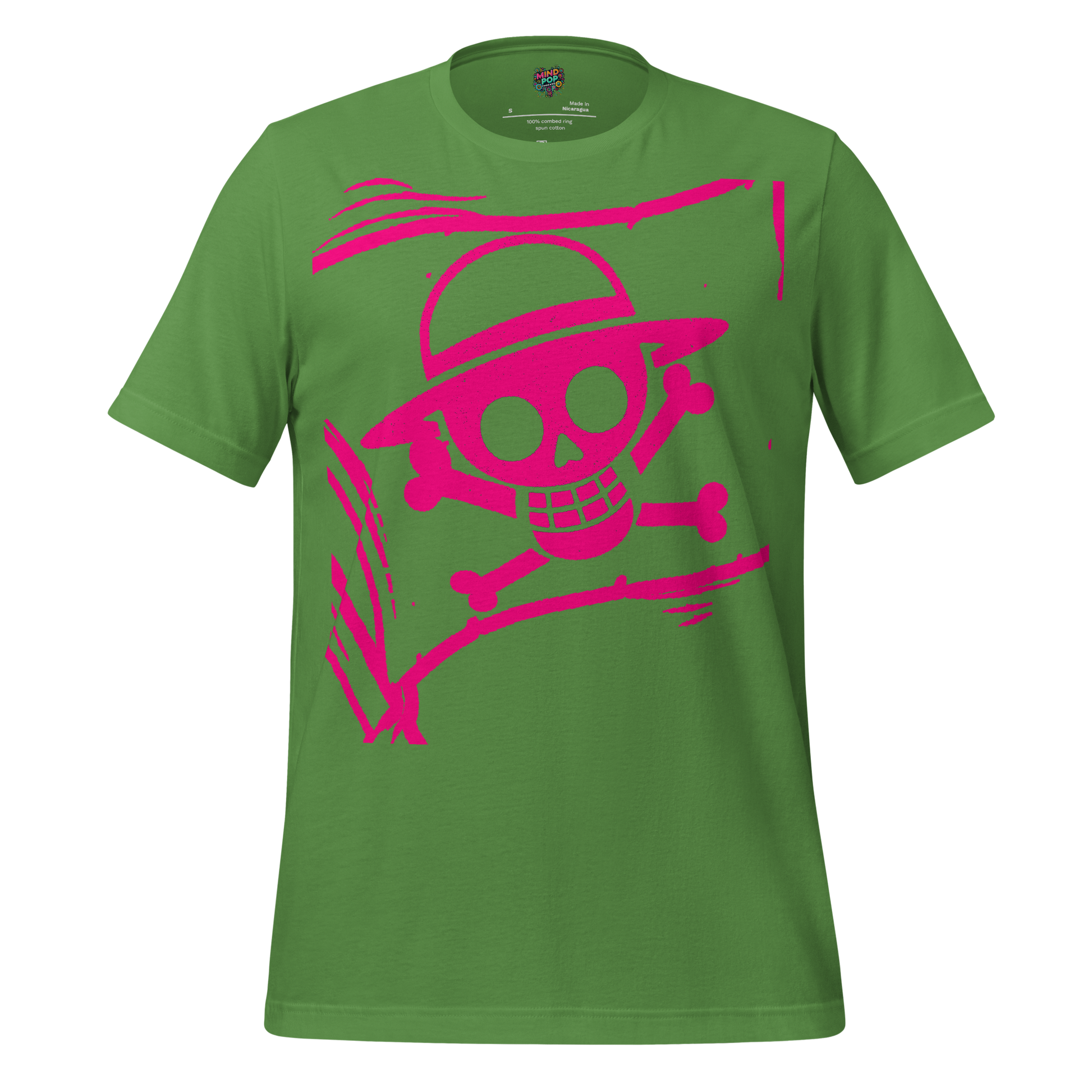 Anime Jolly Roger Tee — Pirate Flag Graphic Leaf