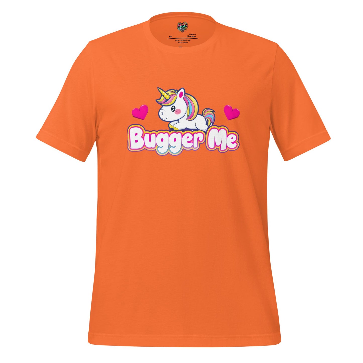 B-gger Me T-Shirt Cheeky British Slang Orange
