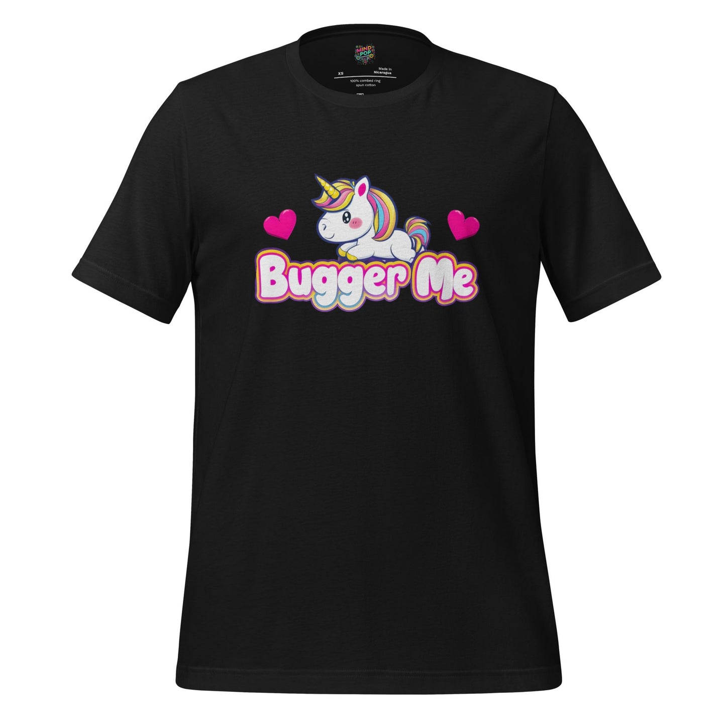 B-gger Me T-Shirt Cheeky British Slang Vintage Black