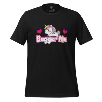 B-gger Me T-Shirt Cheeky British Slang Vintage Black