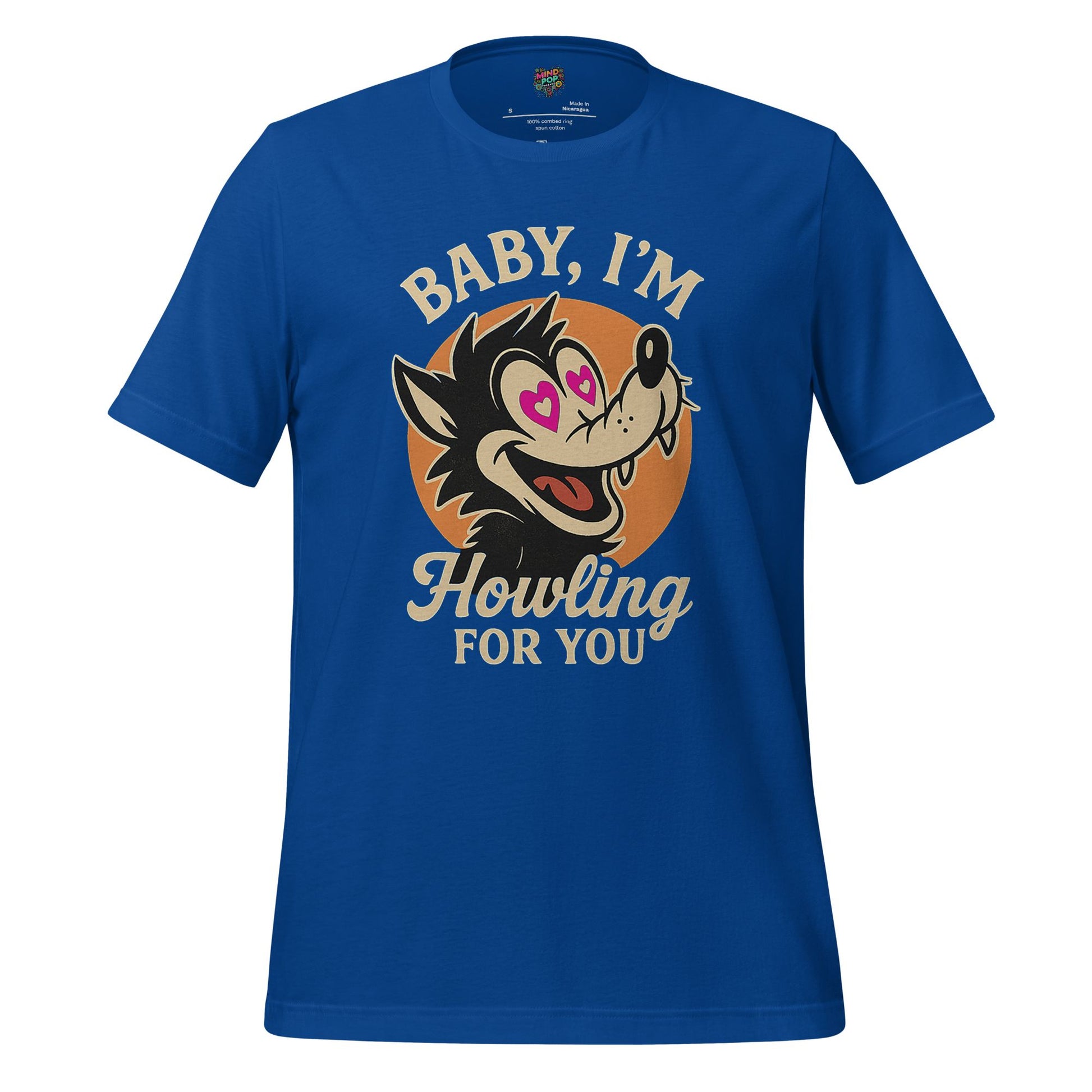 Howling For You - Wolf Love Graphic True Royal