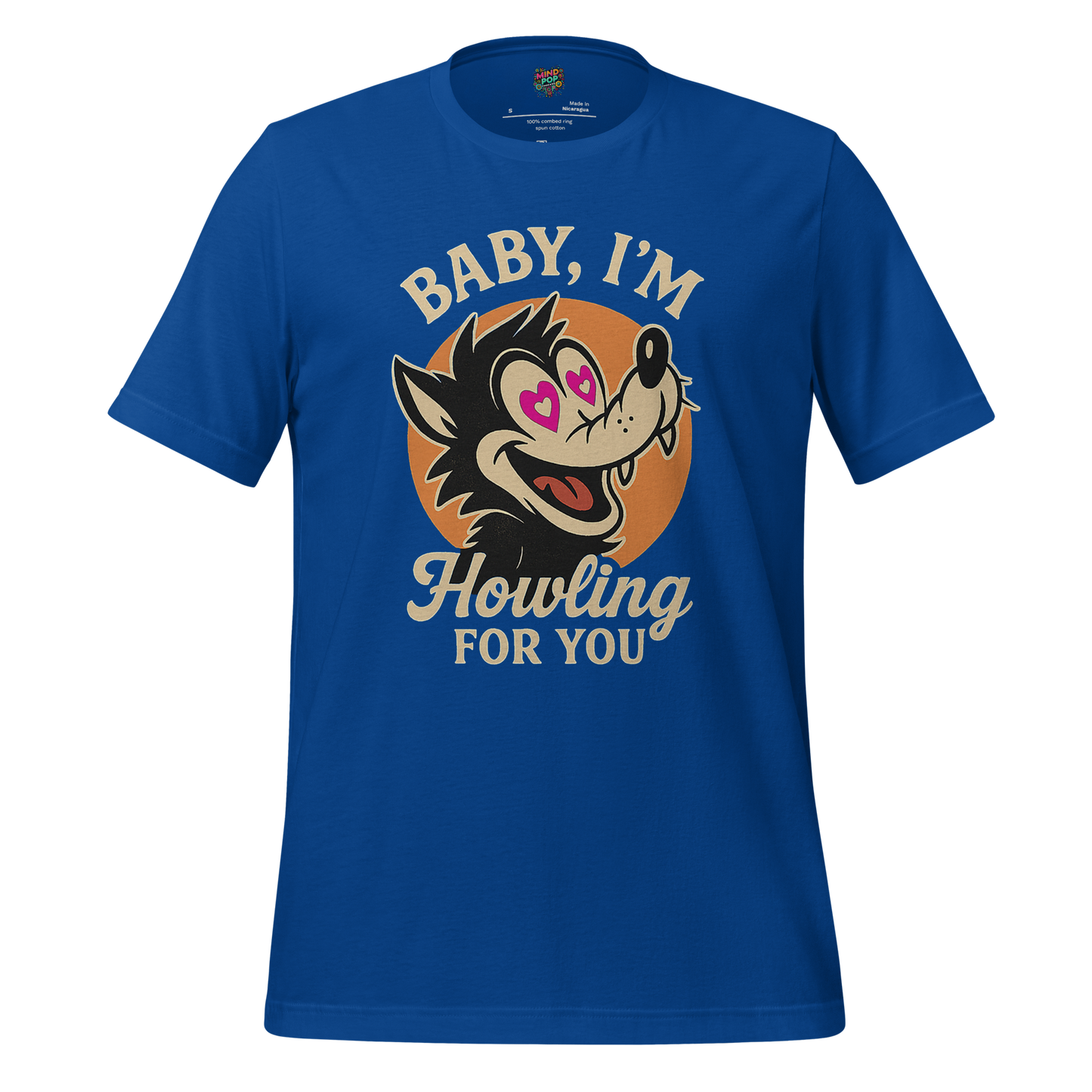 Howling For You - Wolf Love Graphic True Royal