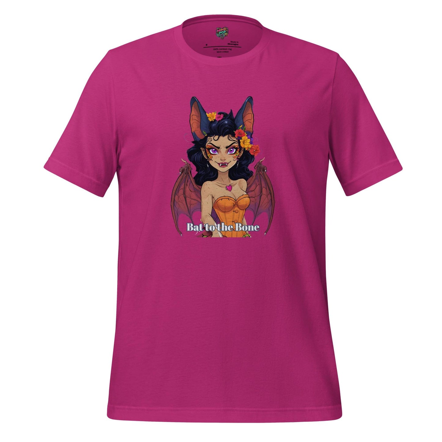 Bat to the Bone Shirt Berry