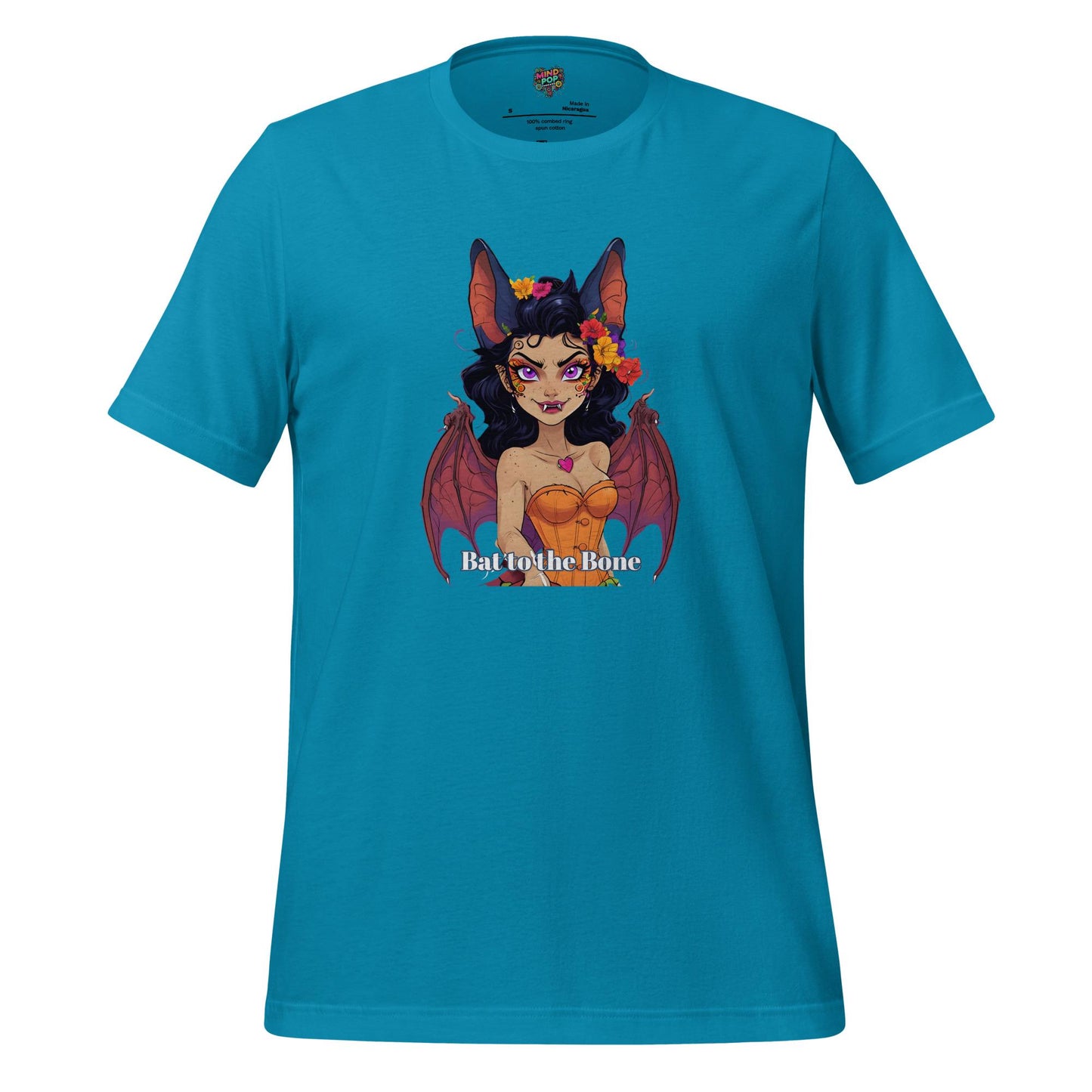 Bat to the Bone Shirt Aqua