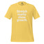 Body-Positive Stretch Marks Show Growth Cotton Shirt Yellow