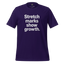 Body-Positive Stretch Marks Show Growth Cotton Shirt Team Purple