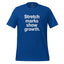 Body-Positive Stretch Marks Show Growth Cotton Shirt True Royal
