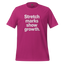 Body-Positive Stretch Marks Show Growth Cotton Shirt Berry
