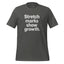 Body-Positive Stretch Marks Show Growth Cotton Shirt Asphalt