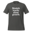 Body-Positive Stretch Marks Show Growth Cotton Shirt Asphalt