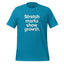 Body-Positive Stretch Marks Show Growth Cotton Shirt Aqua