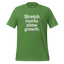 Body-Positive Stretch Marks Show Growth Cotton Shirt Leaf