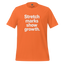 Body-Positive Stretch Marks Show Growth Cotton Shirt Orange