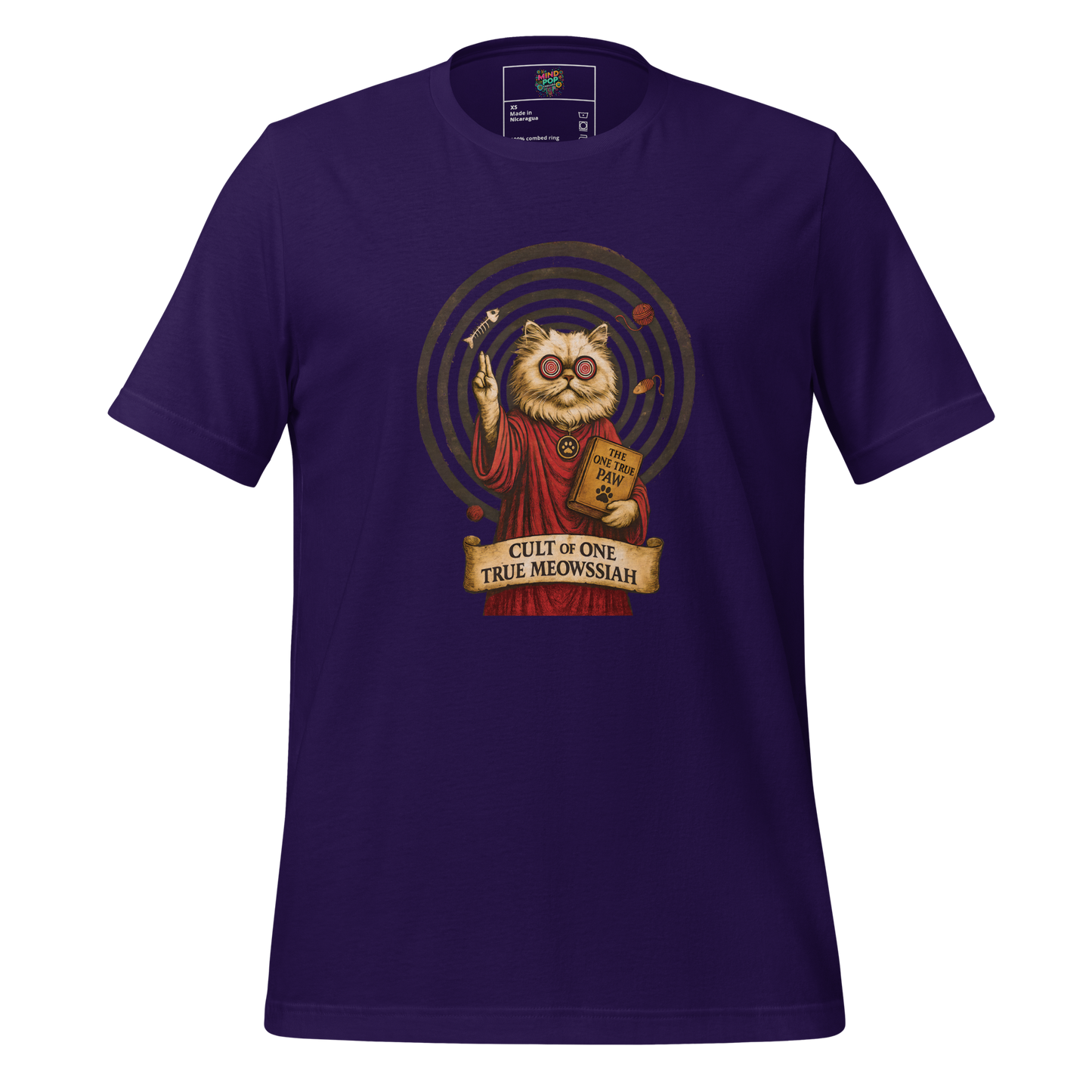 Bow to the Meow Shirt Team Purple
