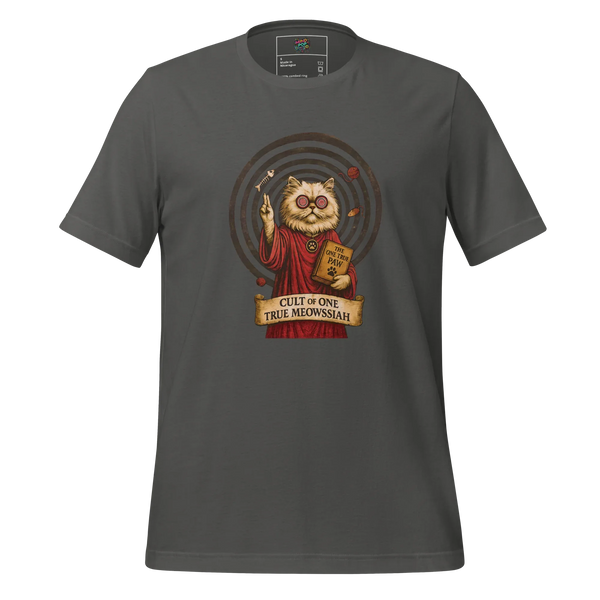 Bow to the Meow Shirt Asphalt