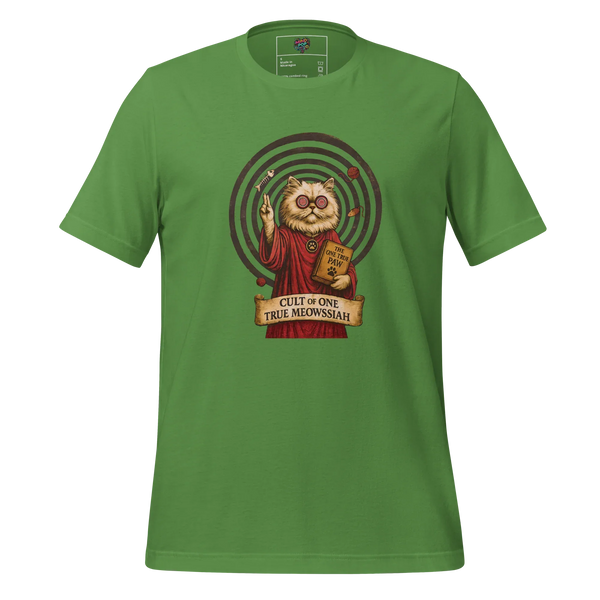 Bow to the Meow Shirt Leaf
