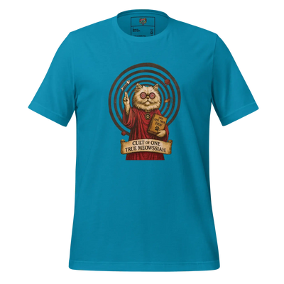 Bow to the Meow Shirt Aqua